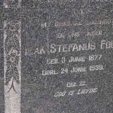 FOURIE Izak Stefanus 1877-1939