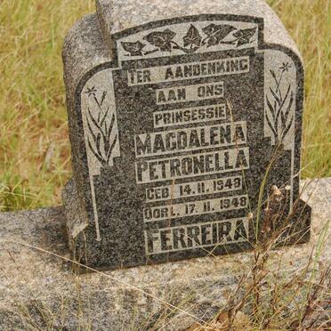 FERREIRA Magdalena Petronella 1948-1948