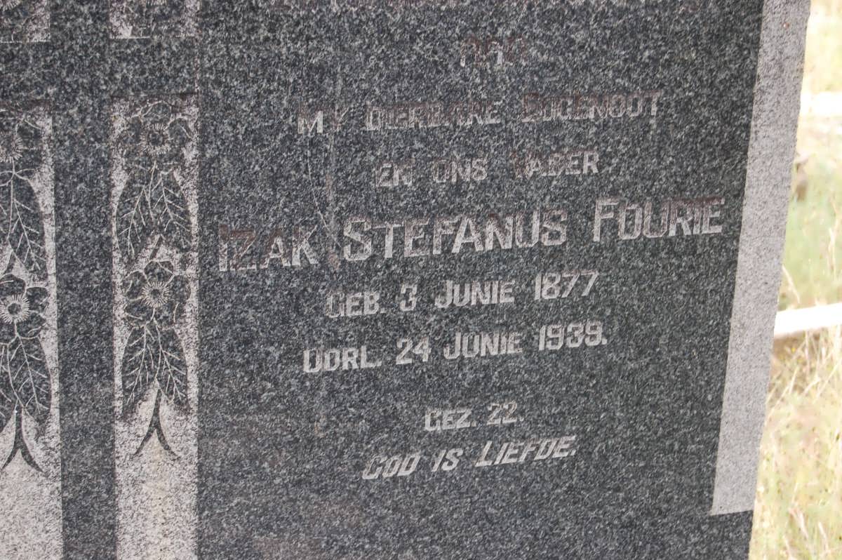 FOURIE Izak Stefanus 1877-1939
