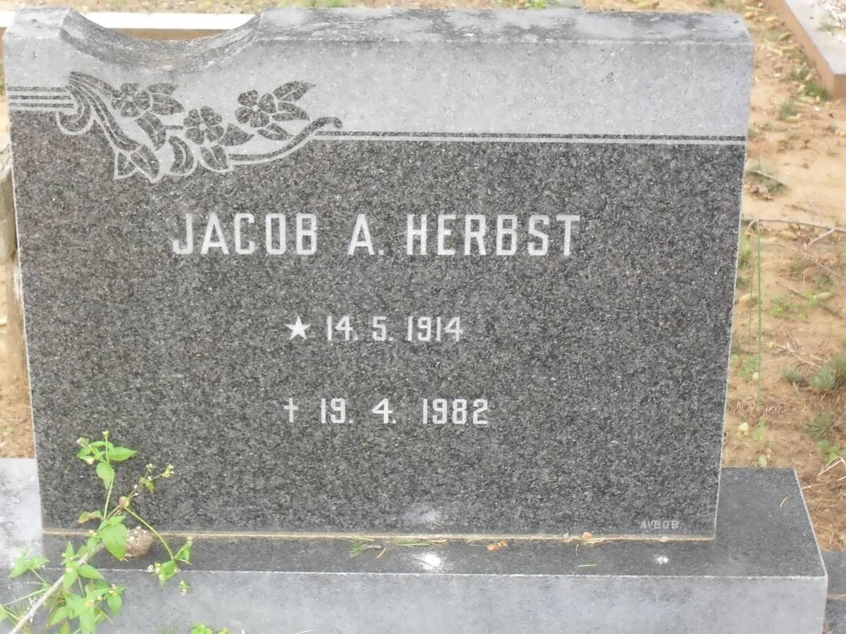 HERBST Jacob A. 1914-1982
