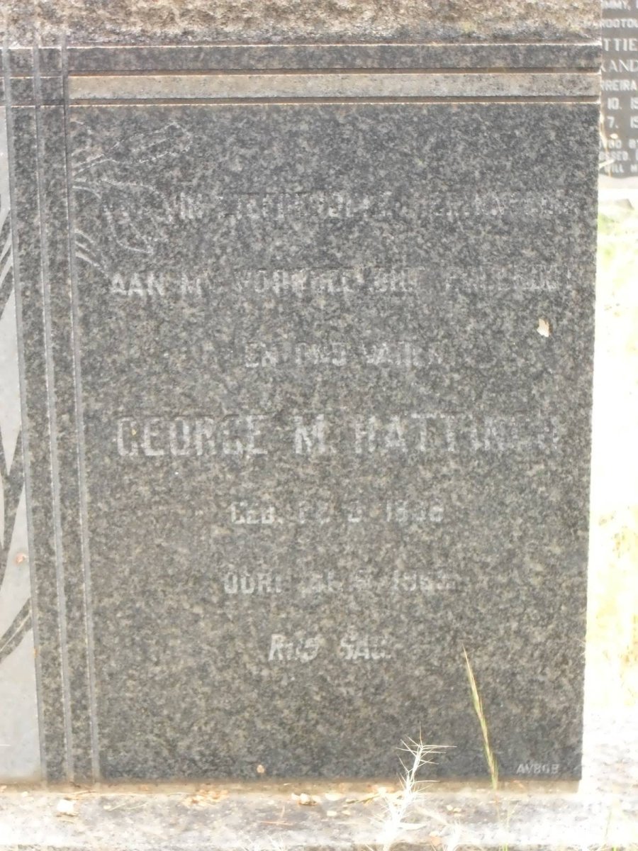 HATTINGH George M.
