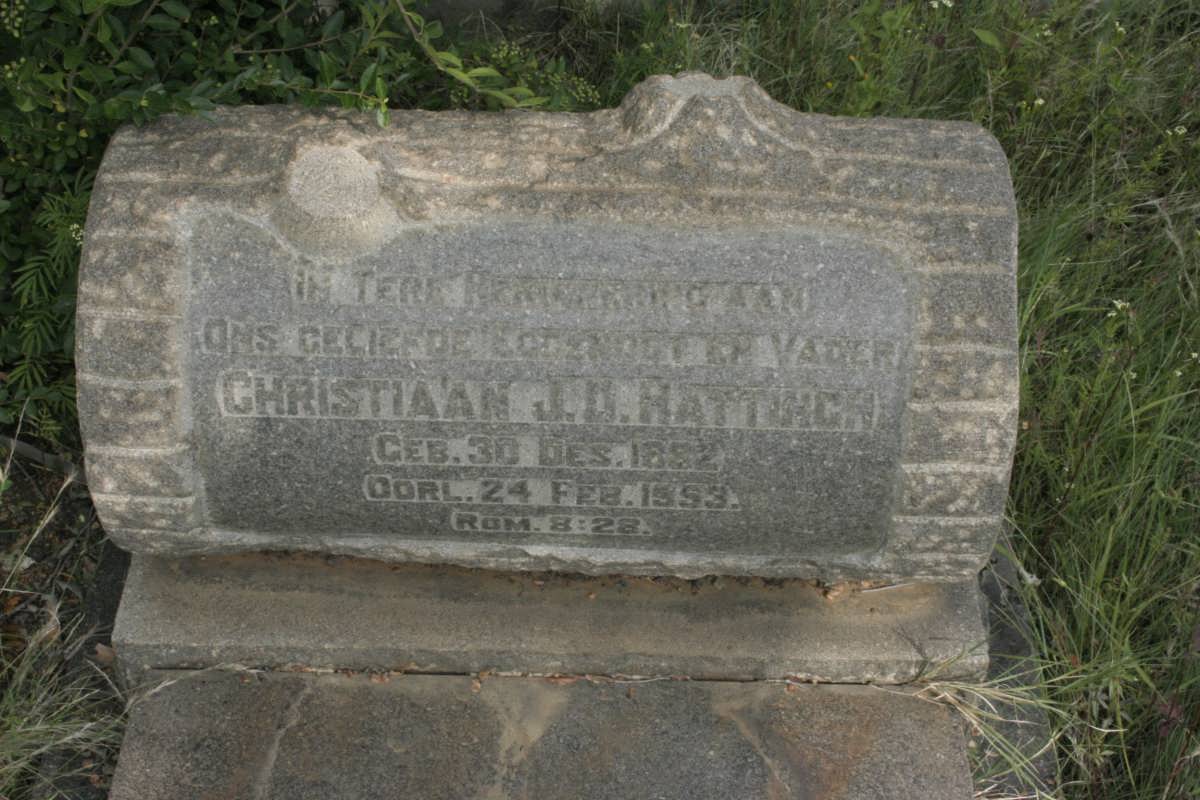 HATTINGH Christiaan J.D. 1882-1953