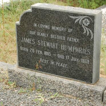 HUMPHRIES James Stewart 1885-1968 &amp; Ethel Hunter 1889-1961