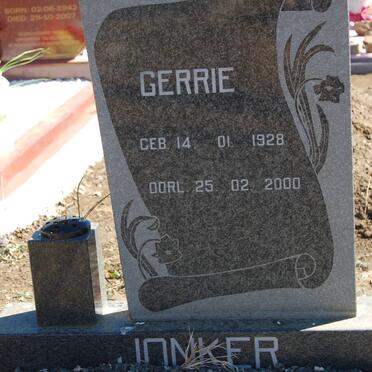 JONKER Gerrie 1928-2000