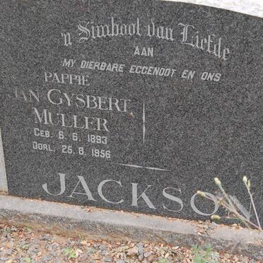 JACKSON Jan Gysbert Muller 1893-1956