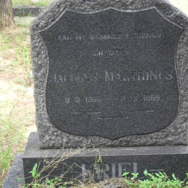 KRIEL Jacobus Marthinus 1898-1965