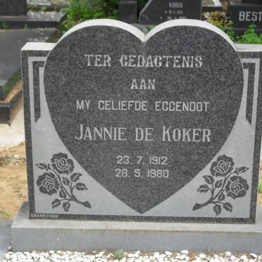 KOKER Jannie, de 1912-1980