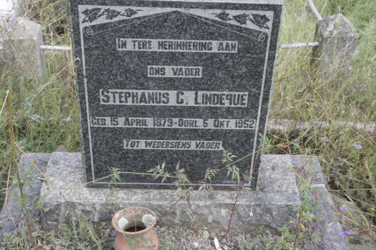LINDEQUE Stephanus C. 1879-1952