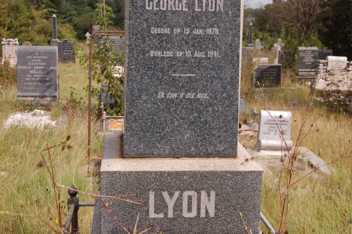 LYON George 1878-1941