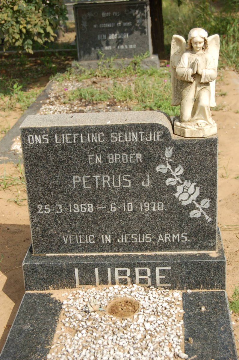 LUBBE Petrus J. 1968-1970