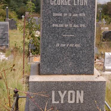 LYON George 1878-1941