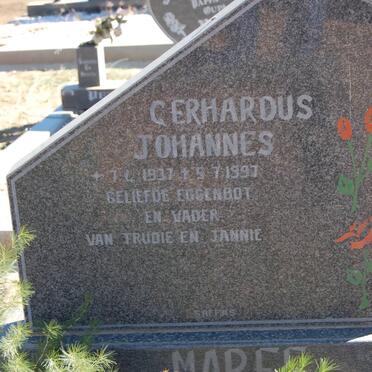 MAREE Gerhardus Johannes 1937-1997