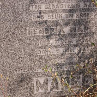 MAREE Hendrik 1924-1945