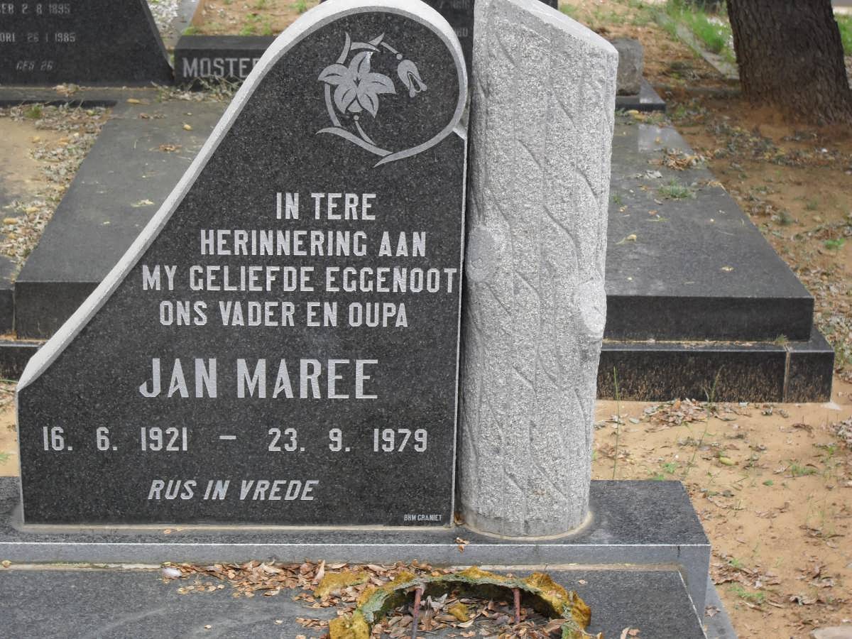 MAREE Jan 1921-1979