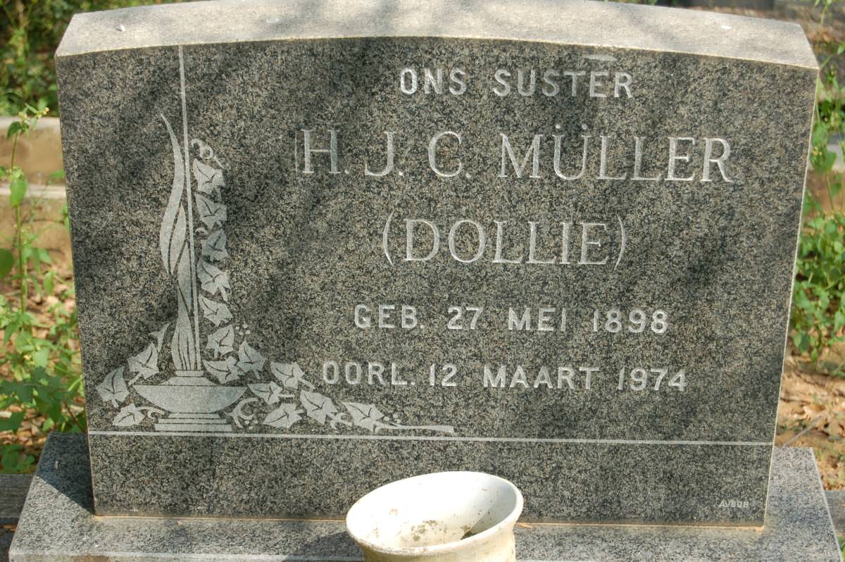 MüLLER H.J.C. 1898-1974