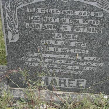 MAREE Johannes Petrus 1873-1944