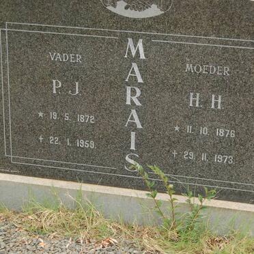 MARAIS P.J. 1872-1959 &amp; H.H. 1876-1973