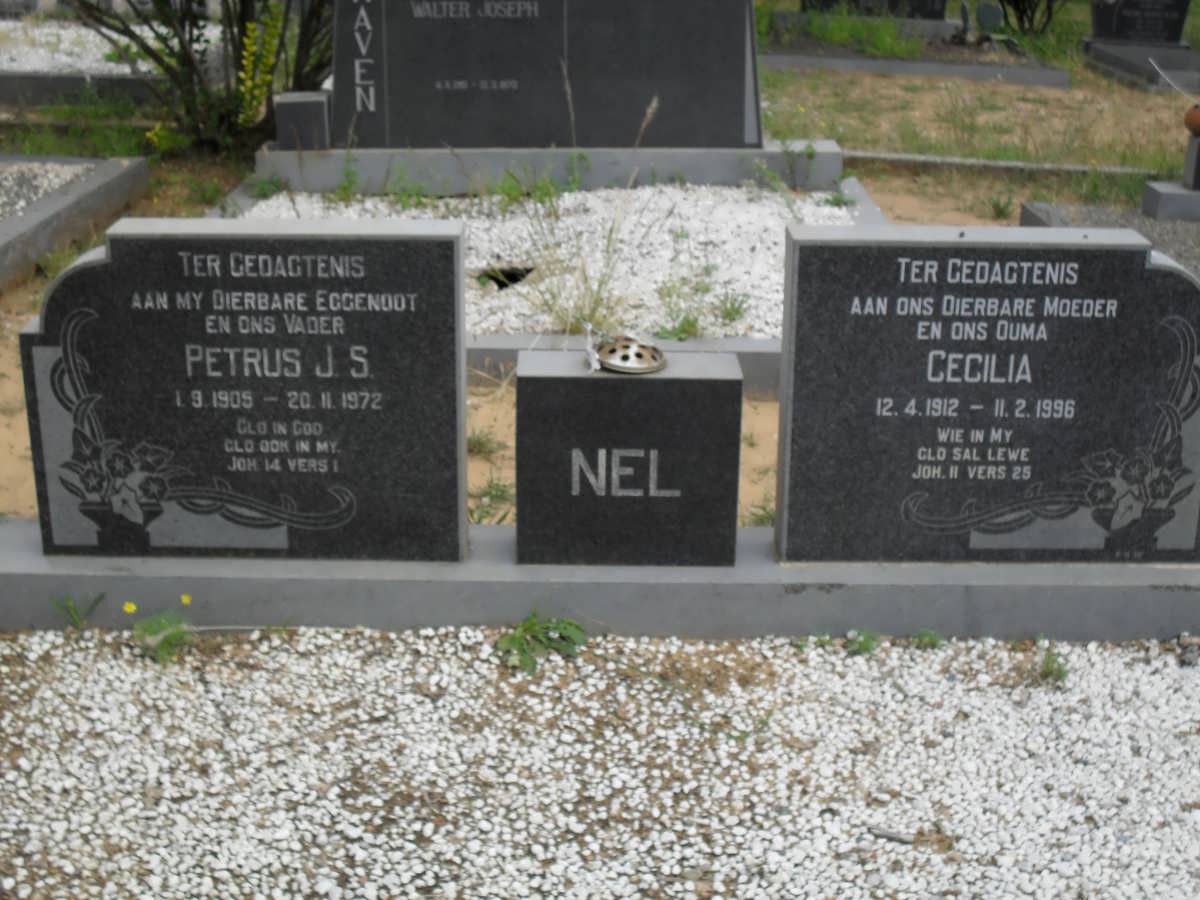 NEL Petrus J.S. 1909-1972 &amp; Cecilia 1912-1996