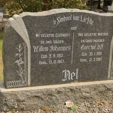 NEL Willem Johannes 1913-1957 &amp; Coertjie B.J. 1919-1987