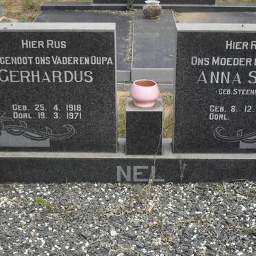 NEL Gerhardus 1918-1971 &amp; Anna Sofia STEENBERG 1915-