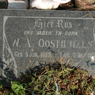 OOSTHUIZEN W.A. 1889-1974