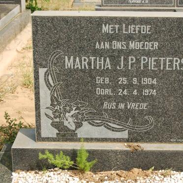 PIETERS Martha J.P. 1904-1974