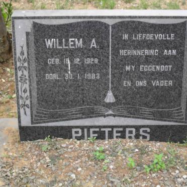 PIETERS Willem A. 1928-1983