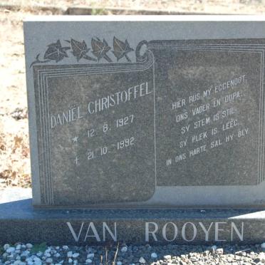 ROOYEN Daniel Christoffel, van 1927-1992