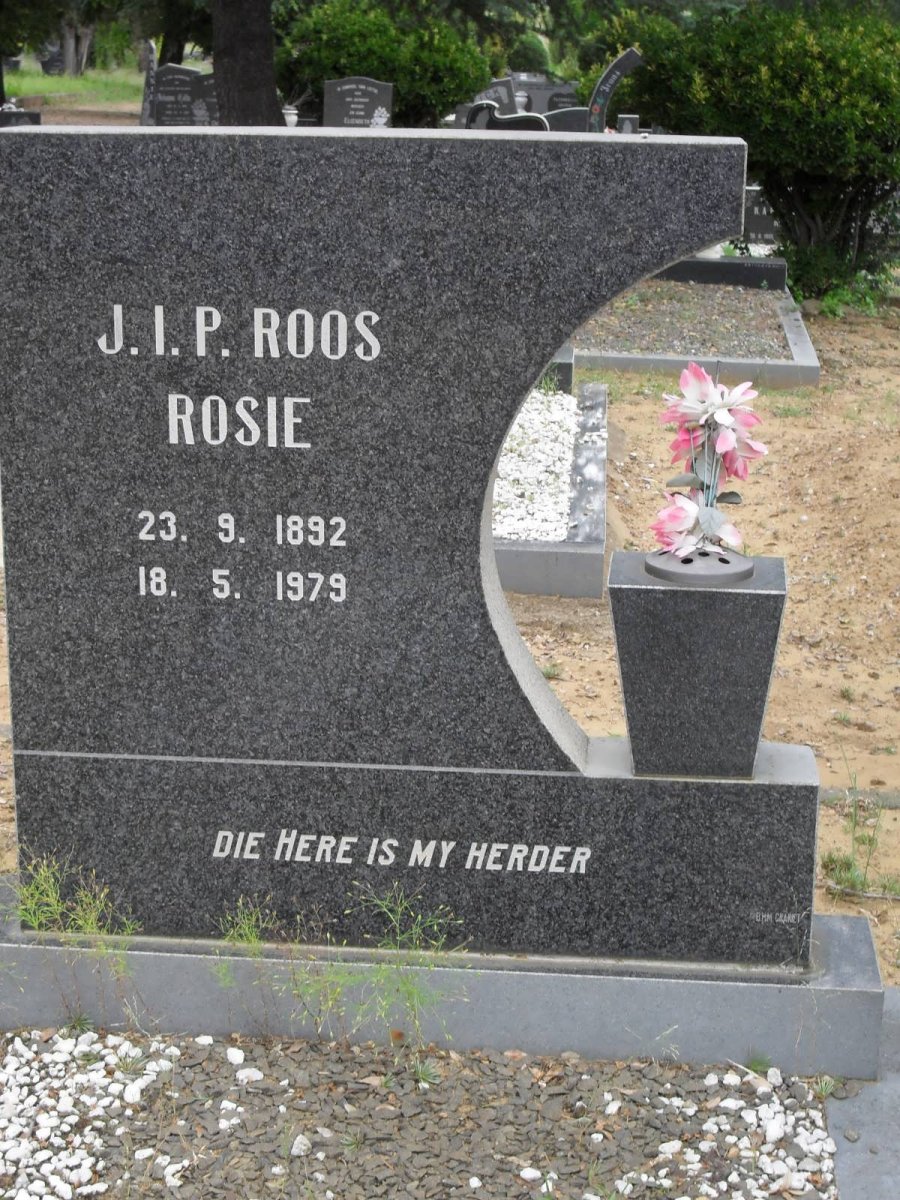 ROOS J.I.P. 1892-1979