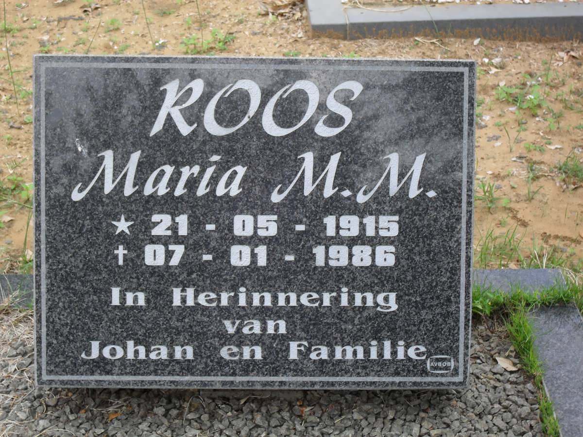 ROOS Maria M.M. 1915-1986