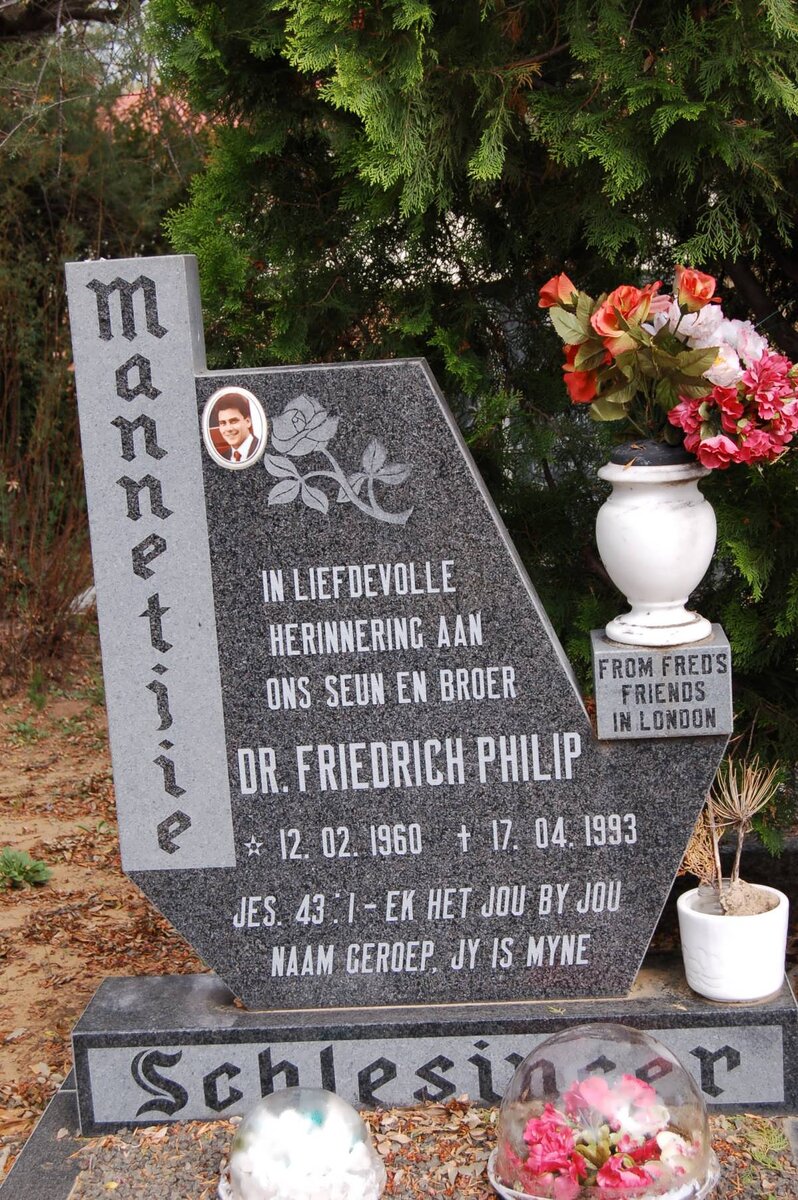 SCHLESINGER Friederich Philip 1960-1993