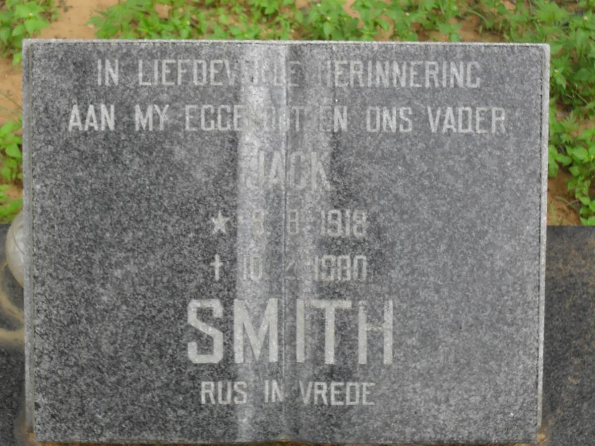 SMITH Jack 1918-1980