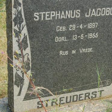 STREUDERST Stephanus Jacobus 1897-1955