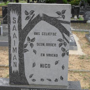 SAAIMAN Nicolaas Jacobus 1960-1979