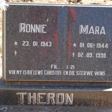 THERON Ronnie 1943- &amp; Mara 1944-1998