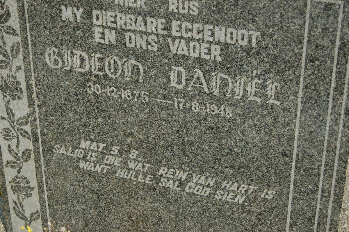 ? Gideon Daniel 1875-1948