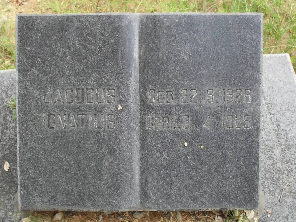 ? Jacobus Ignatius 1926-1965