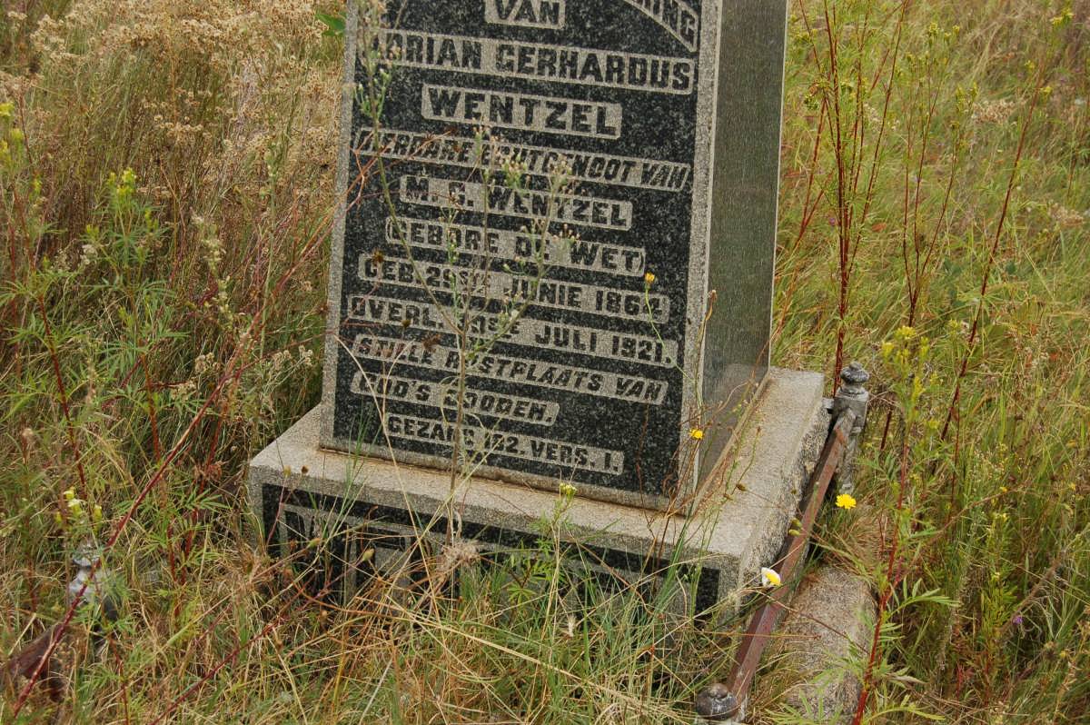 WENTZEL Adrian Gerhardus 1864-1921