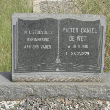 WET Pieter Daniel, de 1861-1929