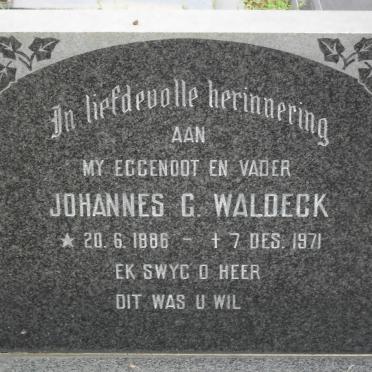 WALDECK Johannes G. 1886-1971