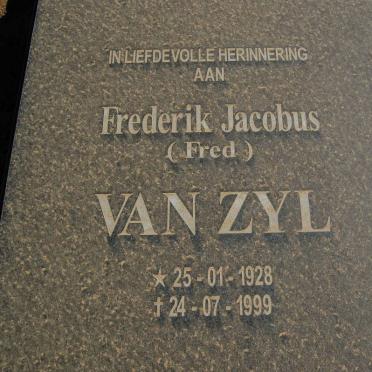 ZYL Frederik Jacobus, van 1928-1999