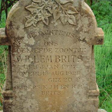 BRITS Willem 1927-1928