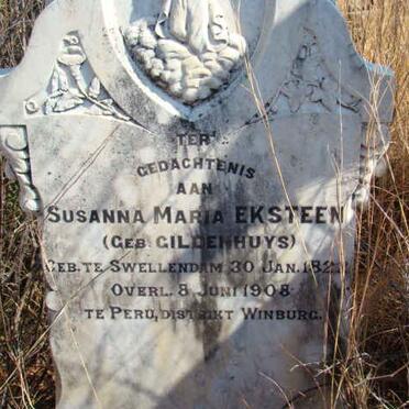 EKSTEEN Susanna Maria nee GILDENHUYS 1822-1908