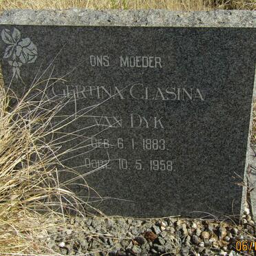 DYK Gertina Clasina, van 1883-1958