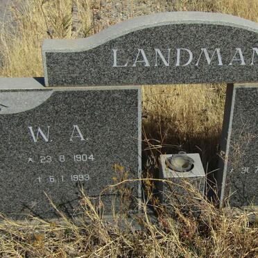 LANDMAN W.A. 1904-1993 &amp; A. E. BESTER 1920-