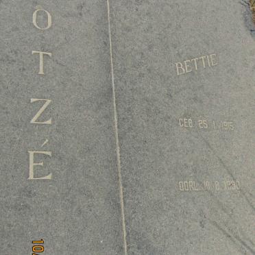 KOTZE Chris 1915-1983 & Bettie 1915-1998 _2