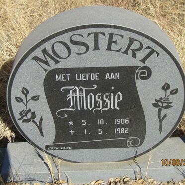 MOSTERT Mossie 1906-1982