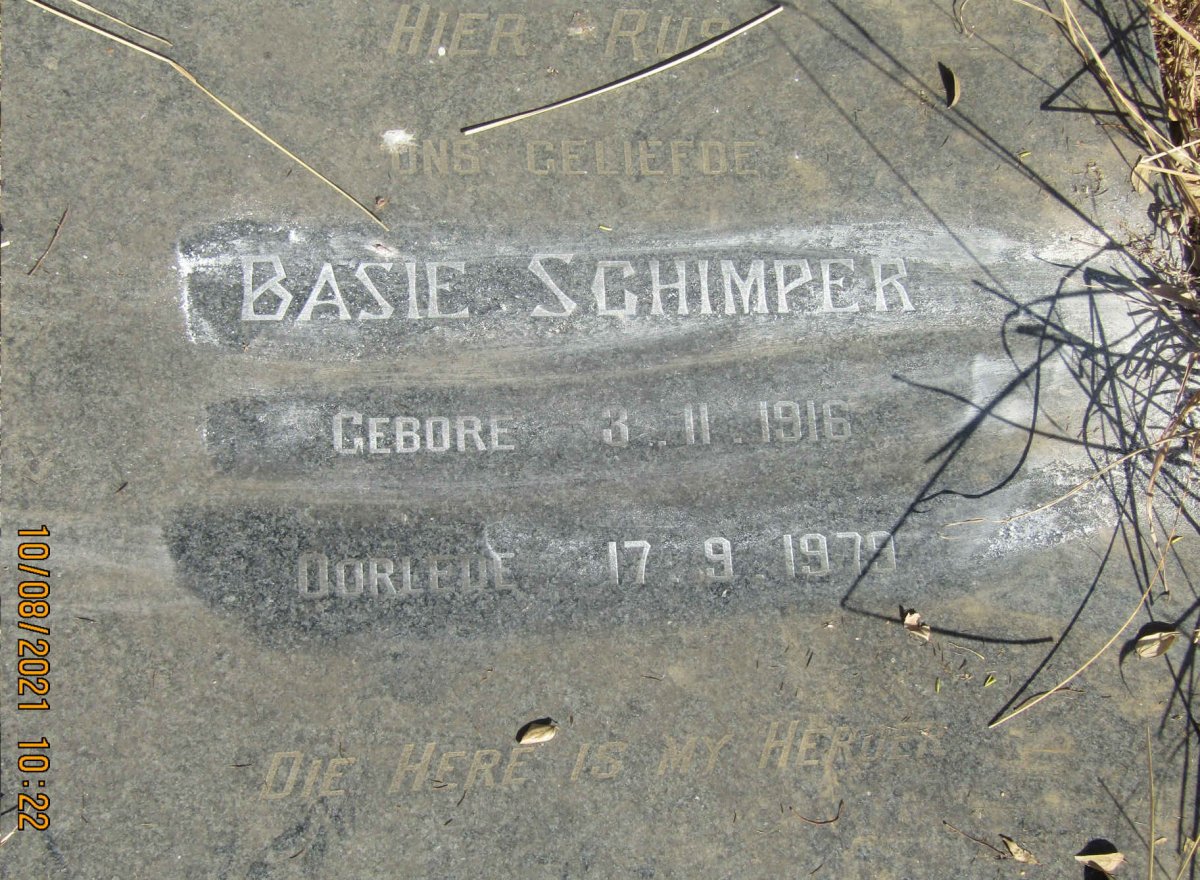 SCHIMPER Basie 1916-1979
