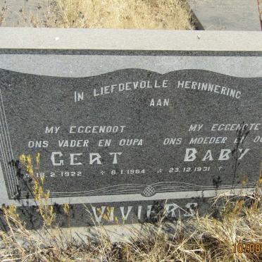 VIVIERS Gert 1922-1984 &amp; Baby 1931-