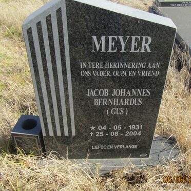 MEYER Jacob Johannes Bernhardus 1931-2004